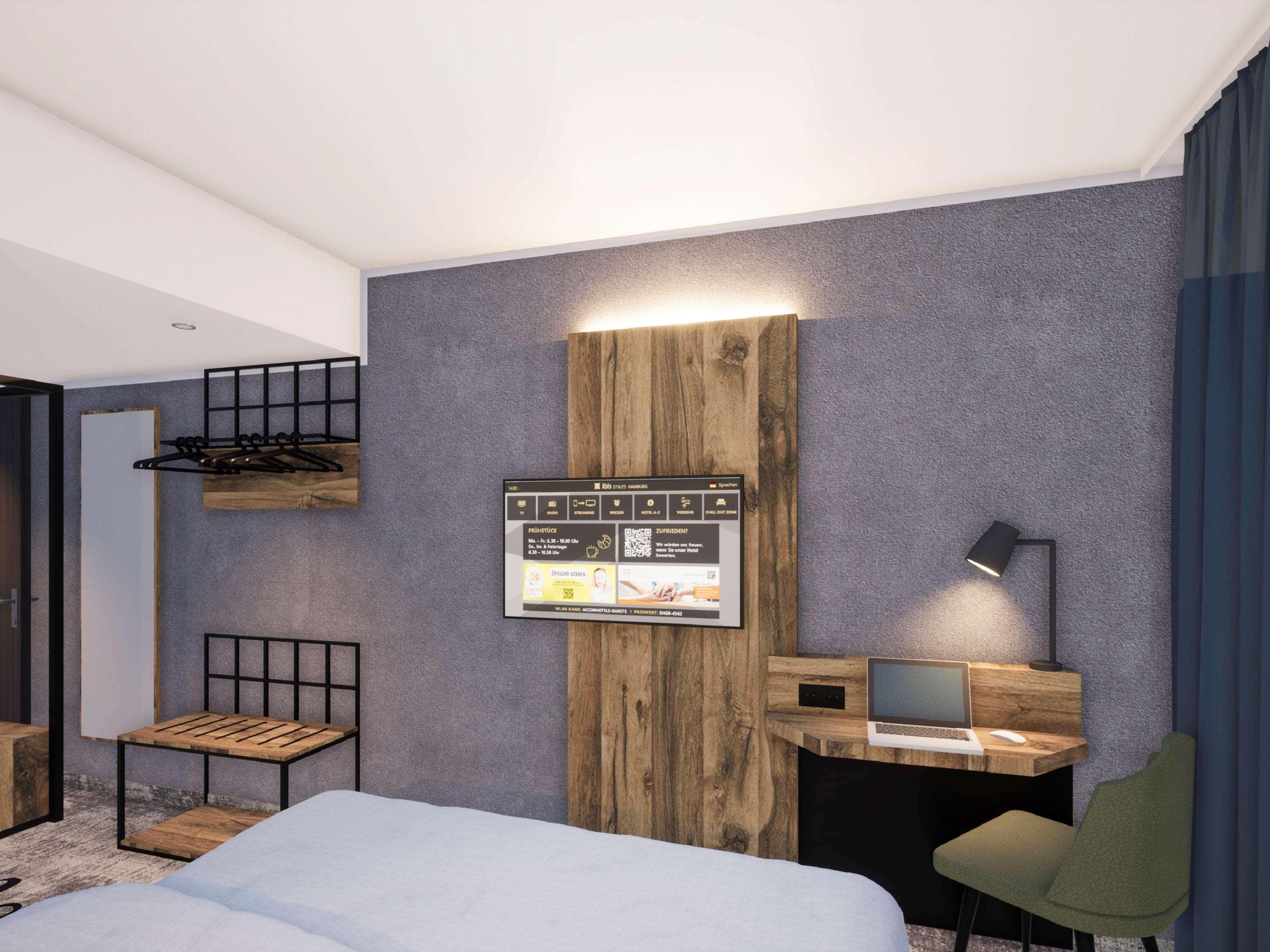 Hotel Ibis Styles Hamburg Barmbek Exterior foto
